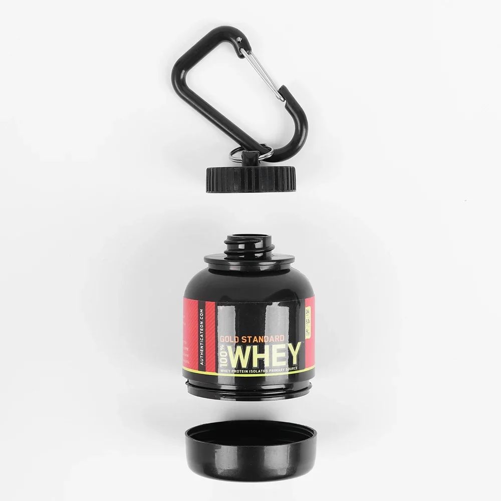 Garrafinha De Água + Chaveiro Pote de Whey Protein