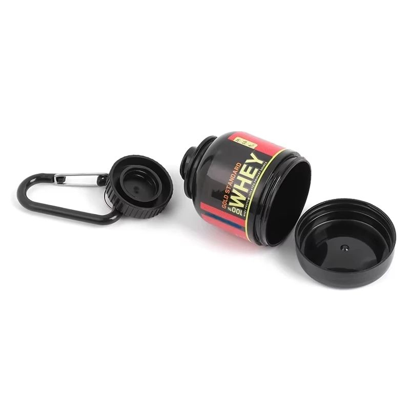 Garrafinha De Água + Chaveiro Pote de Whey Protein