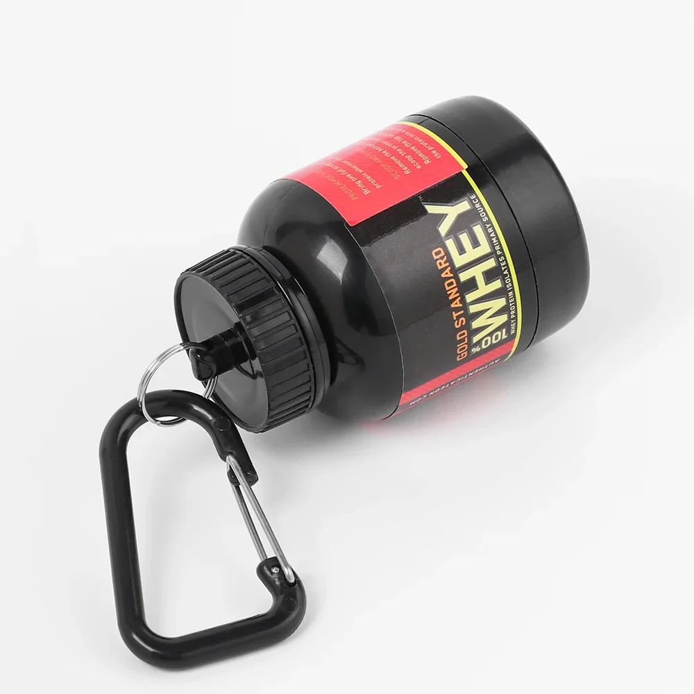Garrafinha De Água + Chaveiro Pote de Whey Protein