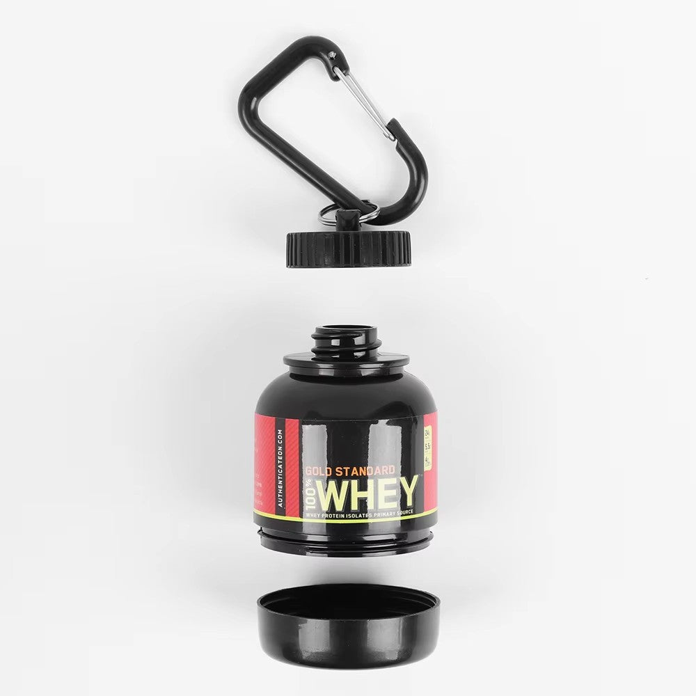 Garrafinha De Água + Chaveiro Pote de Whey Protein