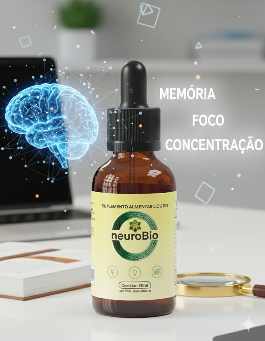 NeuroBio - Memória Foco e Concentração - 30 ML